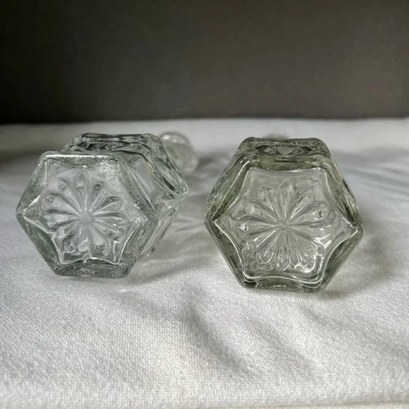 vintage Anchor Hocking Star of David oil or vinegar cruet. - Picture 3 of 6